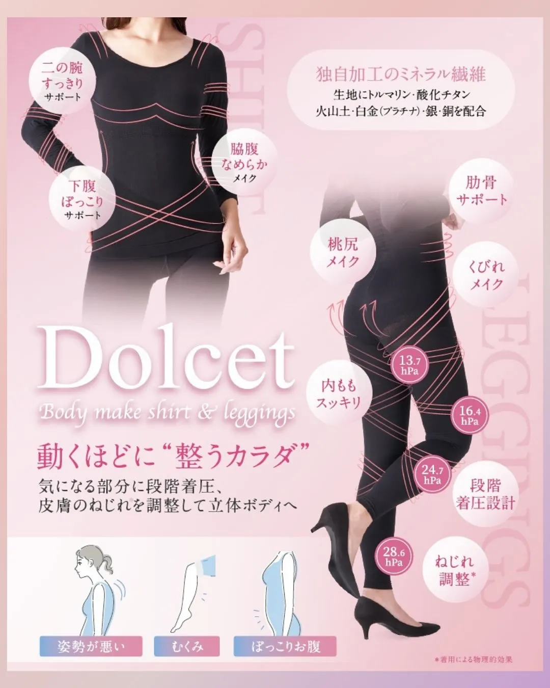 【着ただけで痩せる！？補正下着👚】