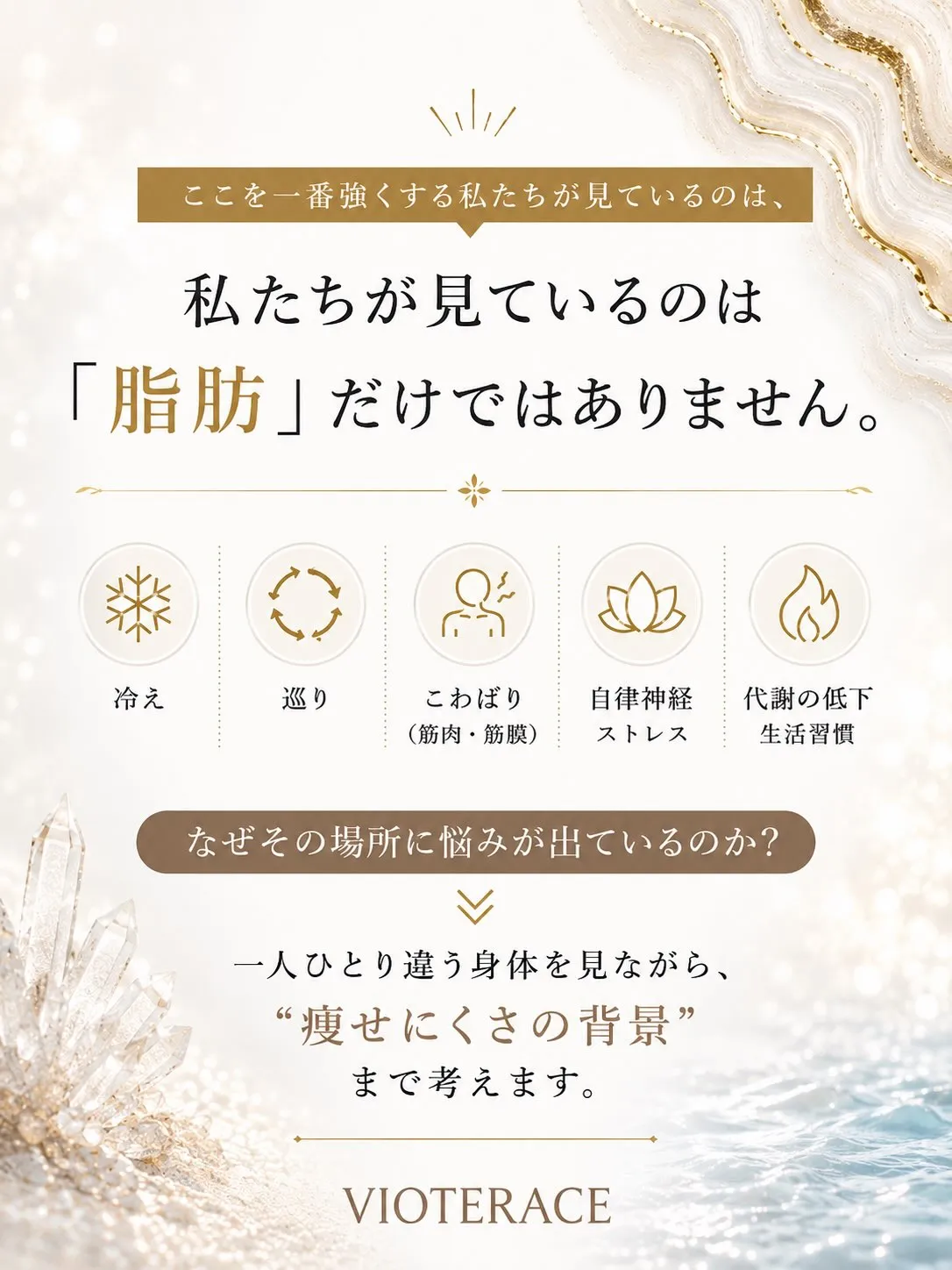 【整えて痩せる痩身・美肌サロン__VIOTERACE__】